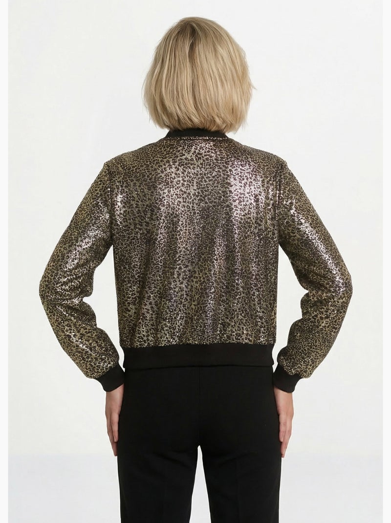 Cazadora bomber con estampado metálico - AFIBEL Multicolor - Kiabi