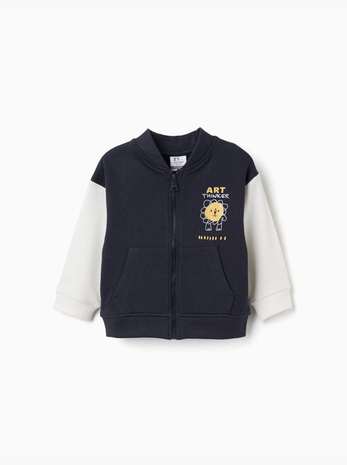 Cazadora bomber con león estampado - Kiabi