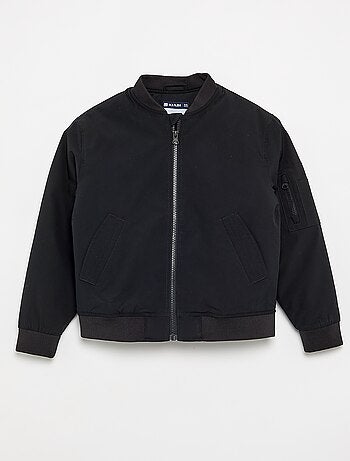 Cazadora bomber lisa