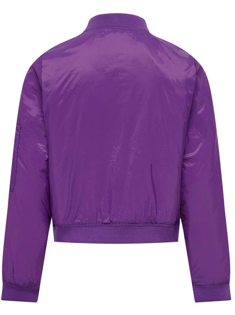 Cazadora Bomber Niña de ONLY Kids Violeta - Kiabi