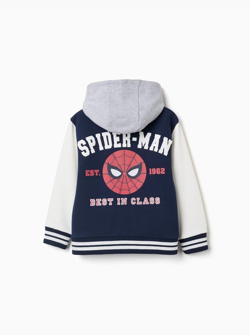Cazadora bomber perchada con capucha spider-man - Kiabi