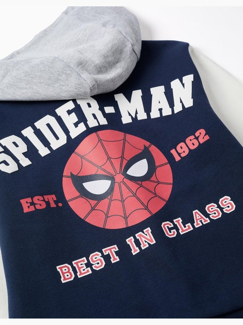 Cazadora bomber perchada con capucha spider-man - Kiabi