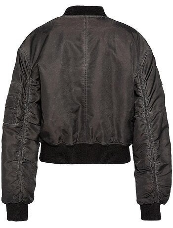 Cazadora bomber oversize lavada schott para mujer