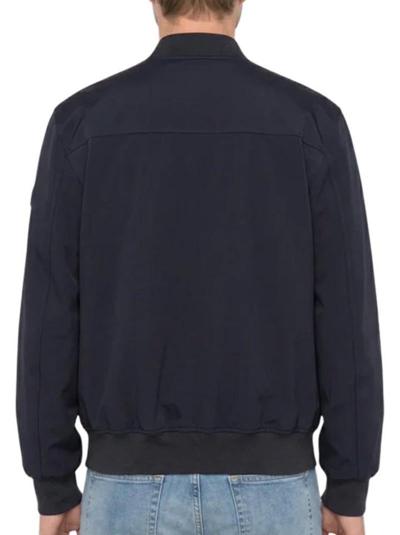 Cazadora bomber schott para hombre, Azul marino - Kiabi