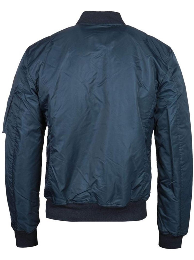 Cazadora Bomber Schott para Hombre Azul marino - Kiabi