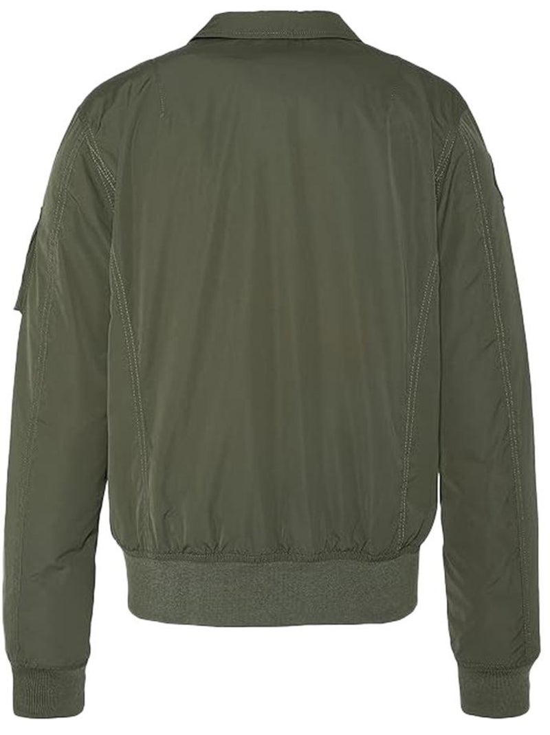 Cazadora Bomber Schott para Hombre Verde caqui claro - Kiabi