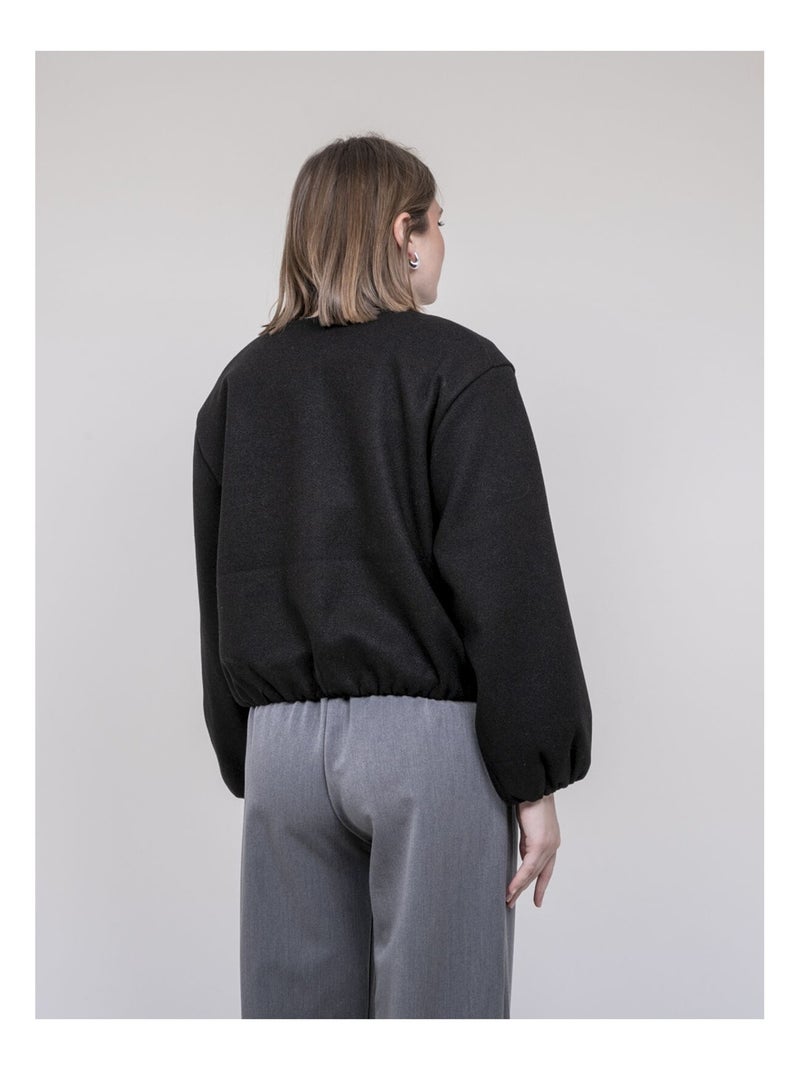 Cazadora bomber UBELIA Negro - Kiabi