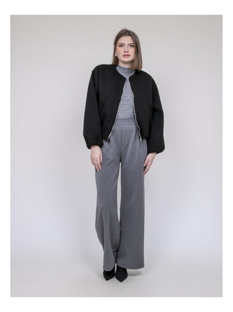 Cazadora bomber UBELIA Negro - Kiabi
