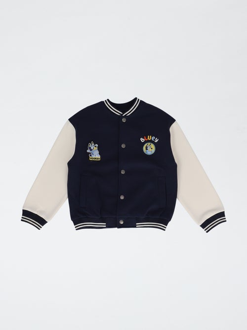 Cazadora bordada 'Bluey' en felpa y algodón - Kiabi