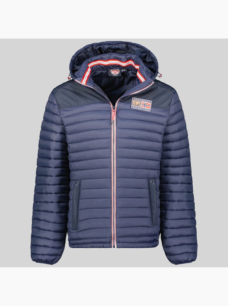 Cazadora con capucha adalmo – geographical norway Azul marino - Kiabi