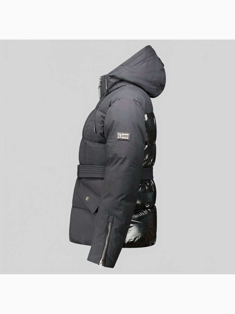 Cazadora con capucha alfea – geographical norway Negro - Kiabi