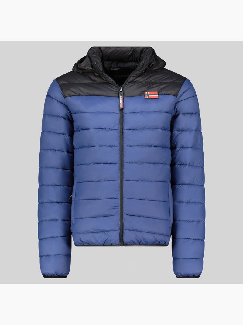 Cazadora con capucha amigoclerc hood – geographical norway Azul vaquero - Kiabi