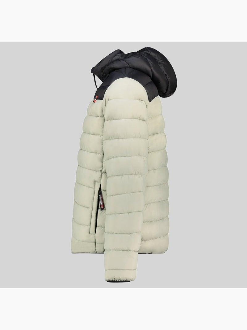 Cazadora con capucha amigoclerc hood – geographical norway Verde salvia - Kiabi