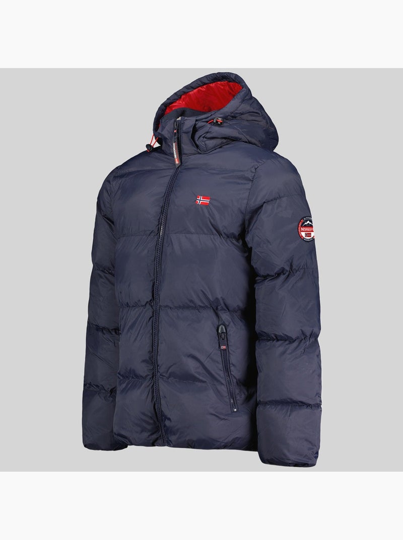 Cazadora con capucha ancelo – geographical norway Azul marino - Kiabi