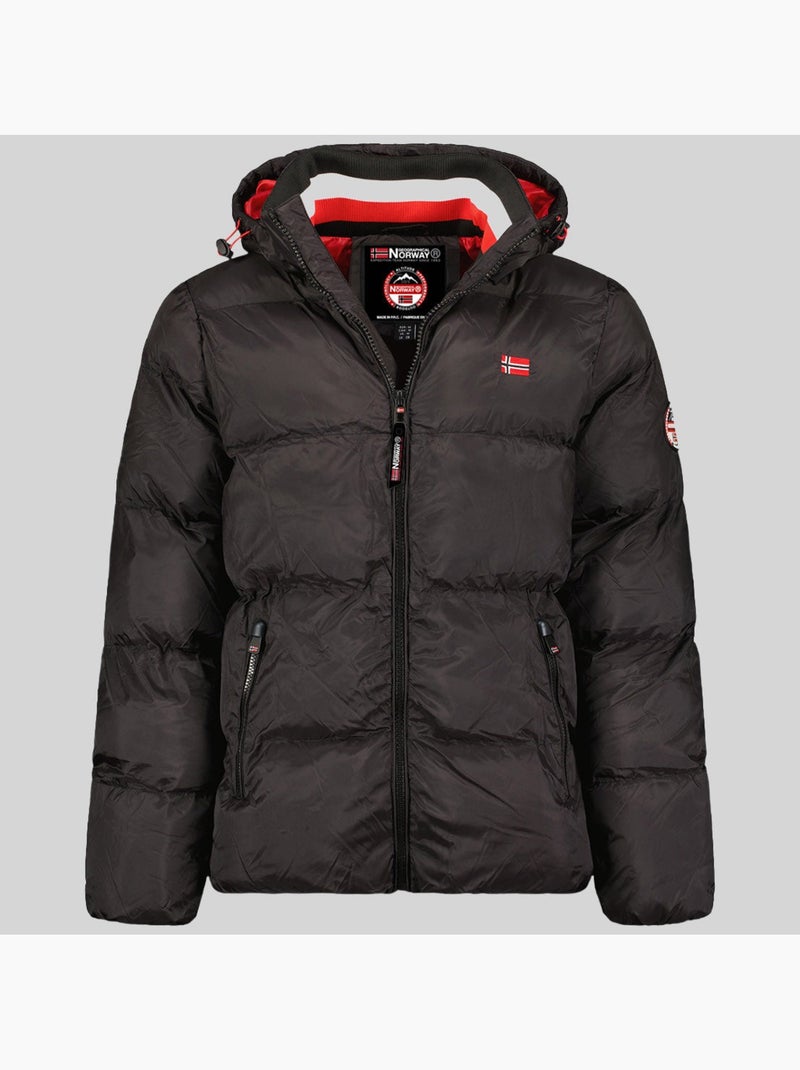 Cazadora con capucha ancelo – geographical norway Negro - Kiabi