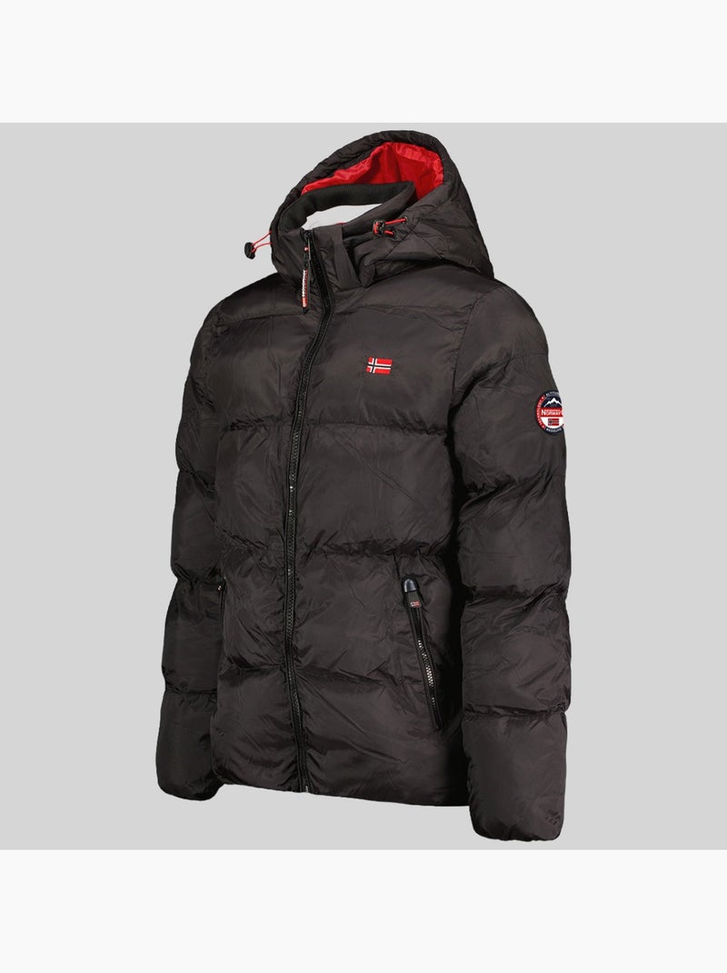 Cazadora con capucha ancelo – geographical norway Negro - Kiabi