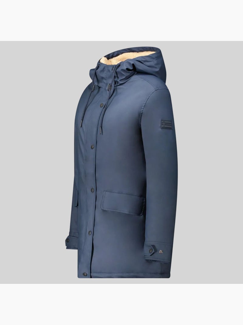 Cazadora con capucha armota – geographical norway Azul marino - Kiabi