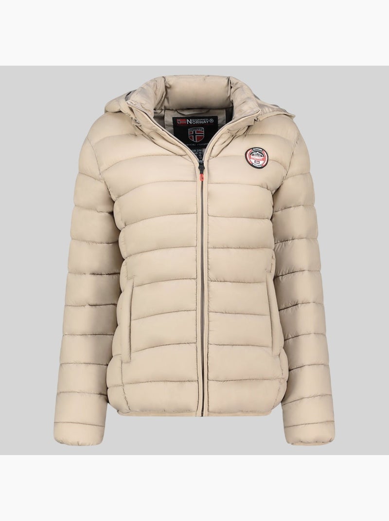 Cazadora con capucha atikabadge hood – geographical norway Beige - Kiabi