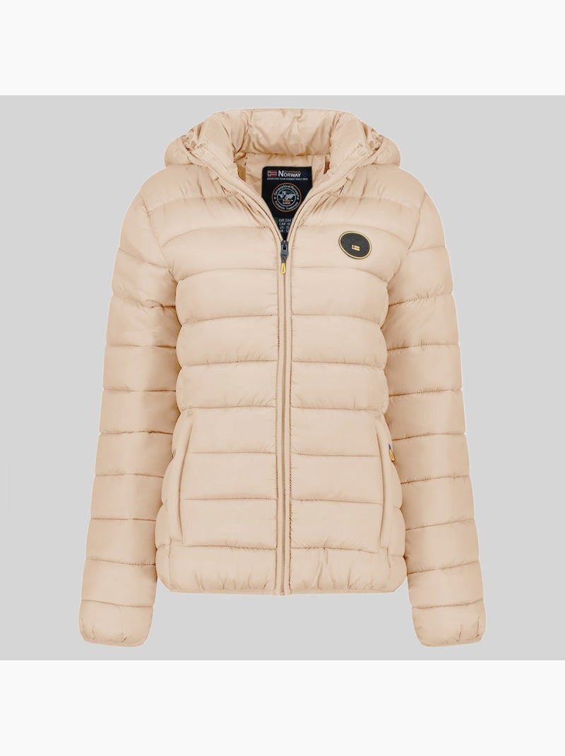 Cazadora con capucha atikamap hood – geographical norway Beige - Kiabi