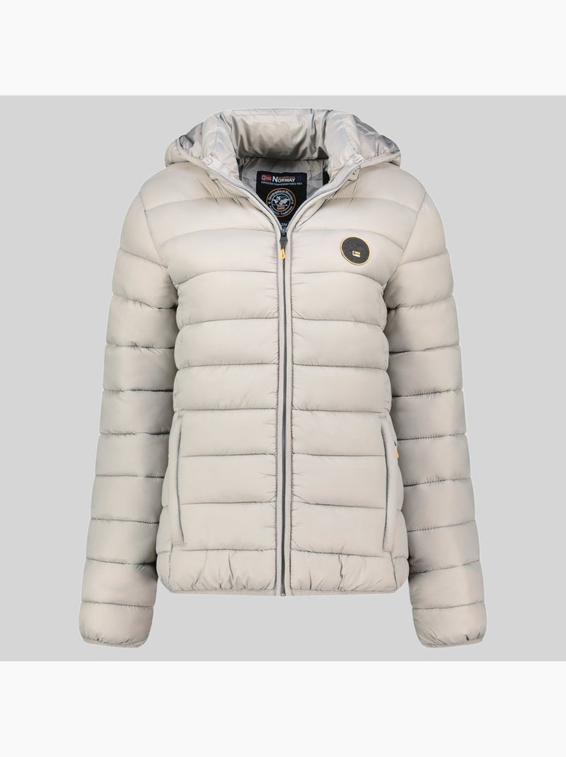 Cazadora con capucha atikamap hood – geographical norway Gris claro - Kiabi