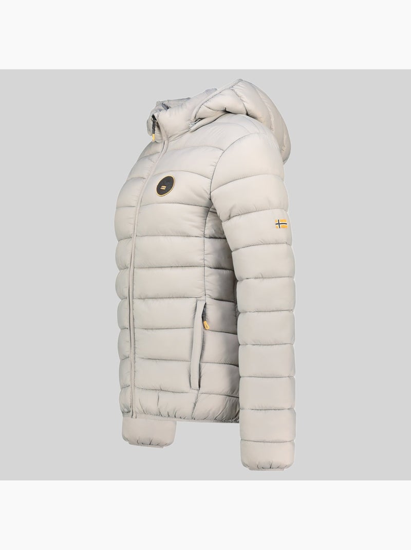 Cazadora con capucha atikamap hood – geographical norway Gris claro - Kiabi