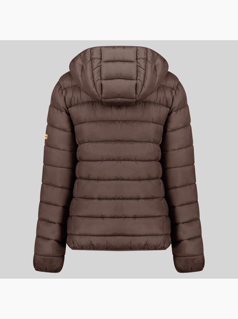 Cazadora con capucha atikamap hood – geographical norway Marrón oscuro - Kiabi