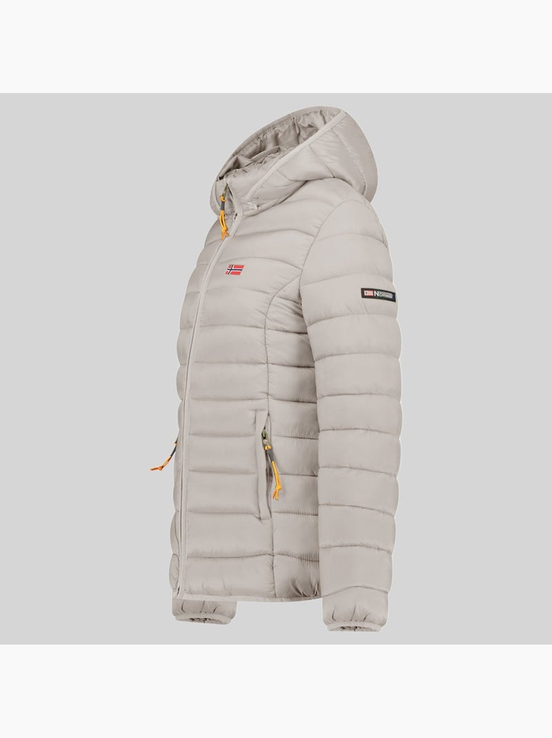 Cazadora con capucha atikolor hood – geographical norway Gris claro - Kiabi