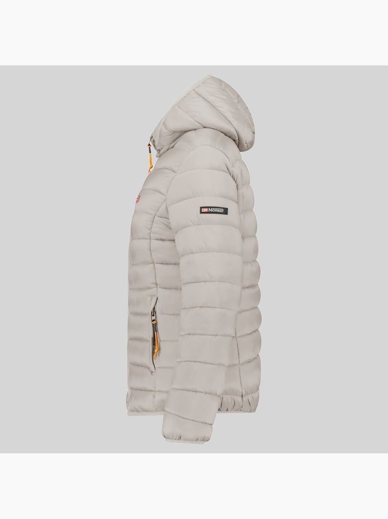 Cazadora con capucha atikolor hood – geographical norway Gris claro - Kiabi