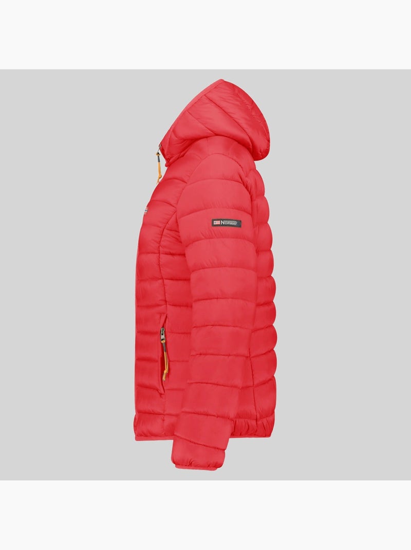 Cazadora con capucha atikolor hood – geographical norway Rojo - Kiabi