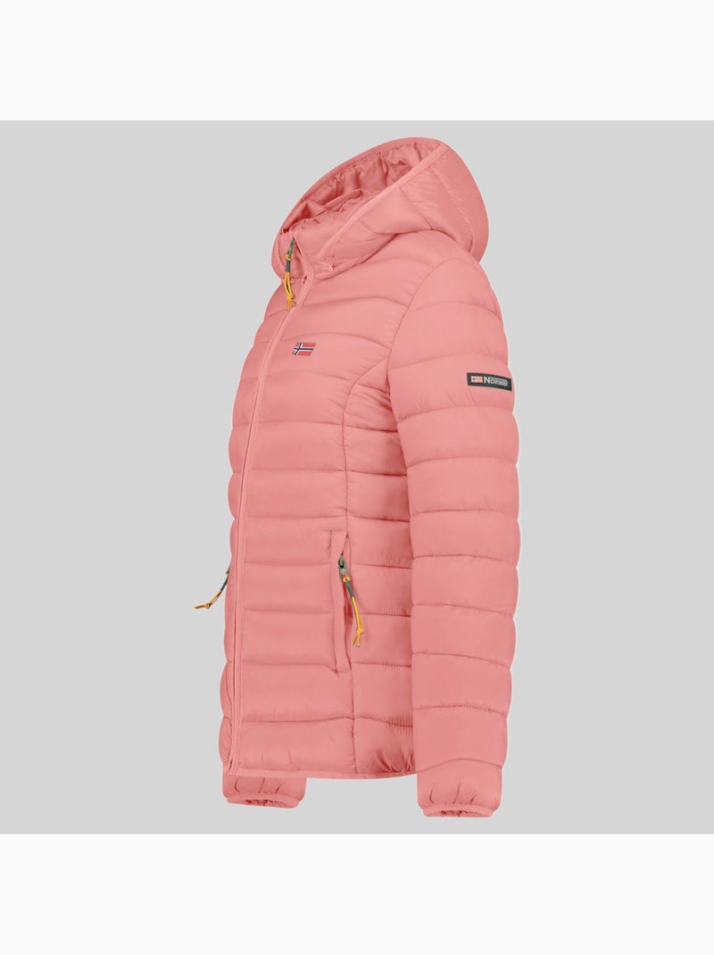 Cazadora con capucha atikolor hood – geographical norway Rosa viejo - Kiabi