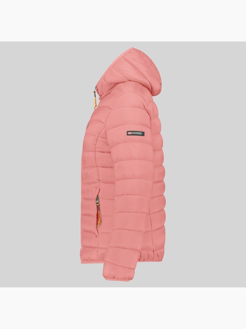 Cazadora con capucha atikolor hood – geographical norway Rosa viejo - Kiabi