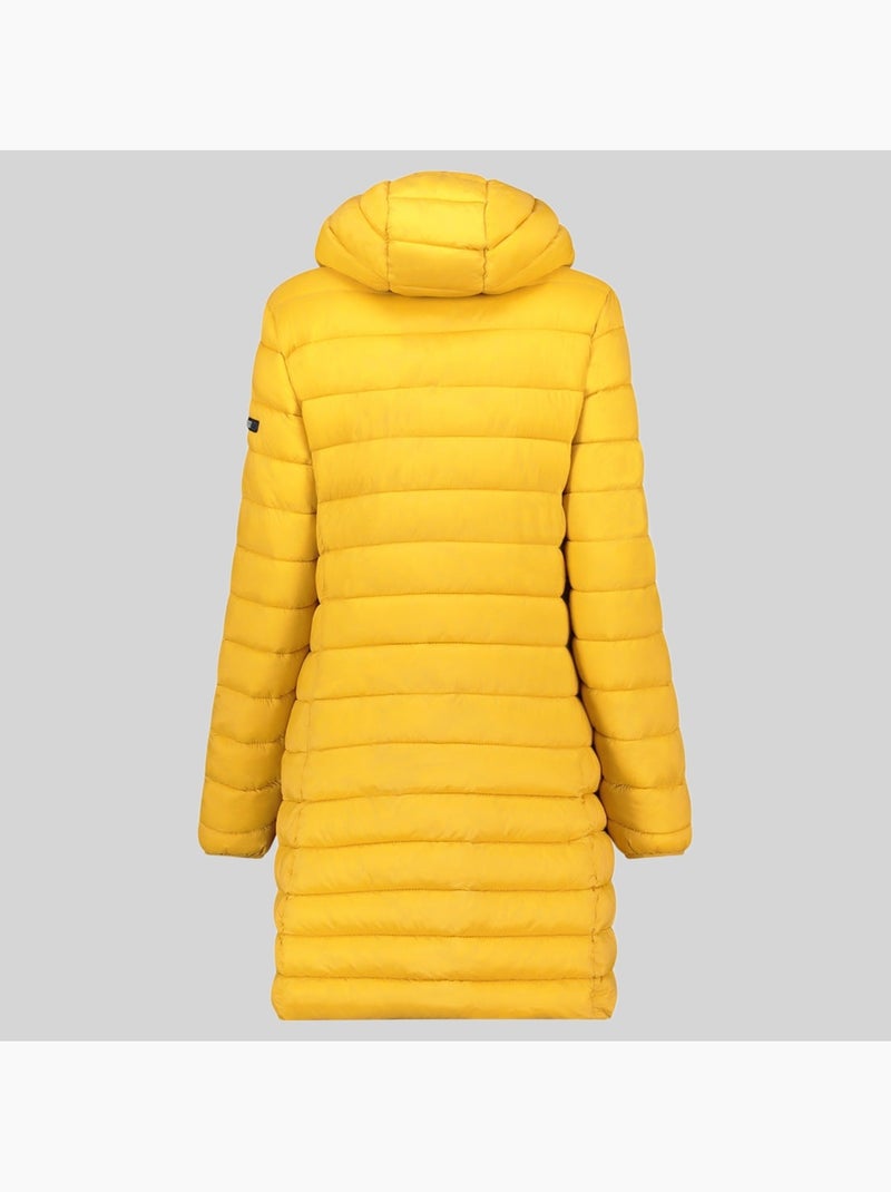 Cazadora con capucha atikolor long hood – geographical norway Mostaza - Kiabi