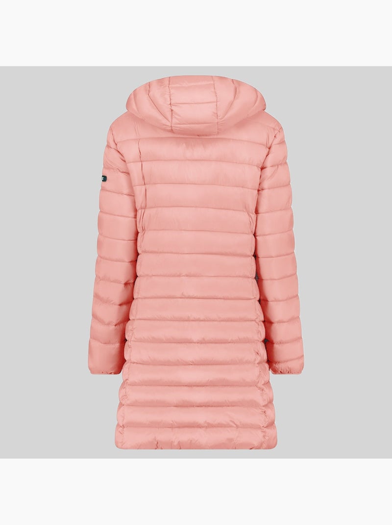 Cazadora con capucha atikolor long hood – geographical norway Rosa viejo - Kiabi