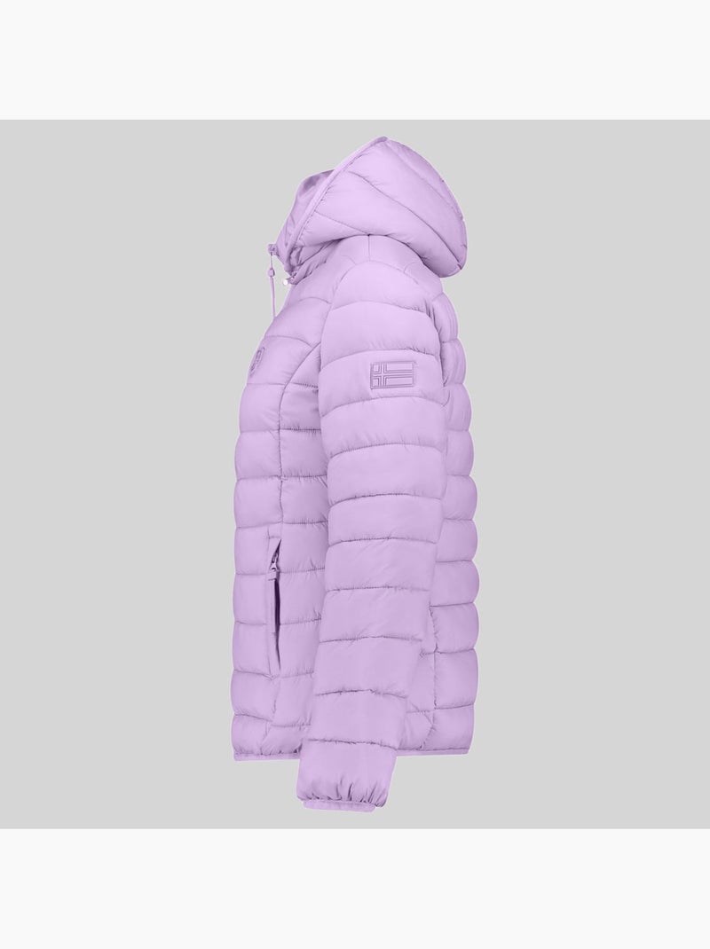 Cazadora con capucha atikotal hood – geographical norway Malva chiaro - Kiabi