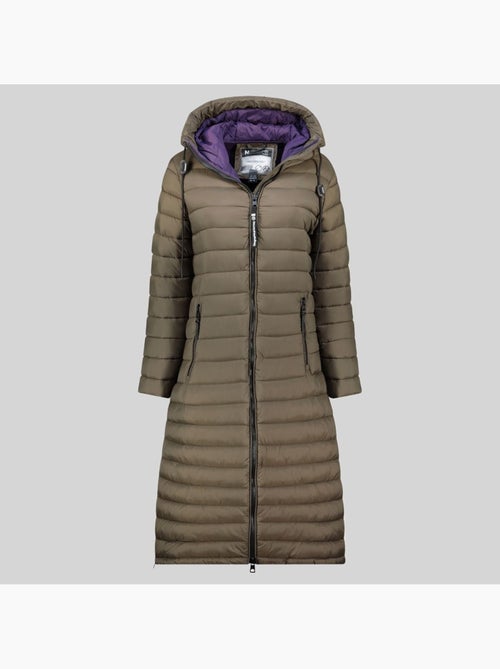 Cazadora con capucha azule long – geographical norway - Kiabi Cazadora con capucha azule long – geographical norway - Kiabi