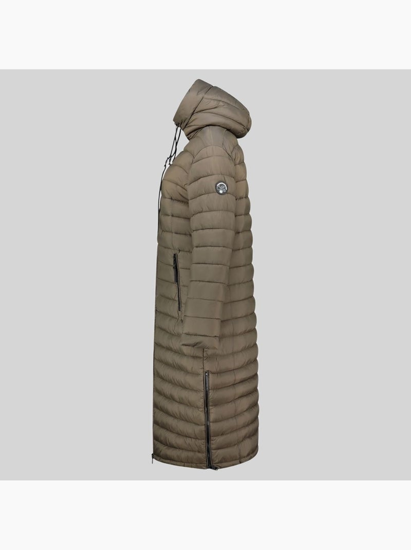 Cazadora con capucha azule long – geographical norway Caqui - Kiabi