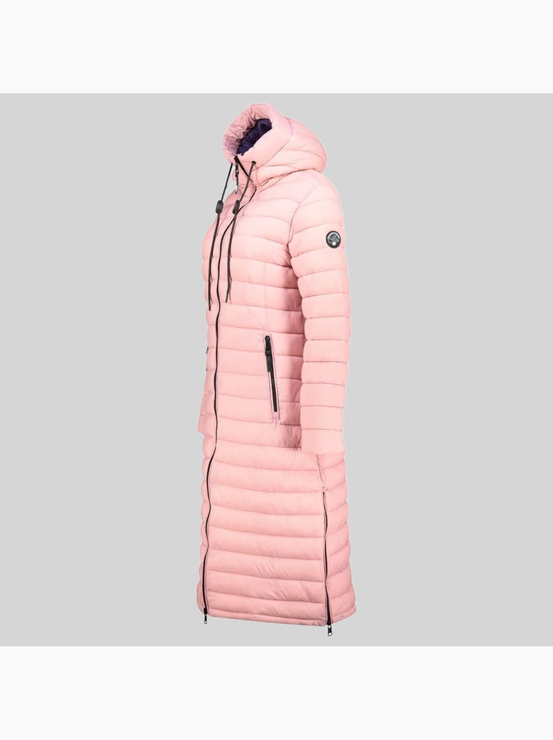 Cazadora con capucha azule long – geographical norway Rosa viejo - Kiabi