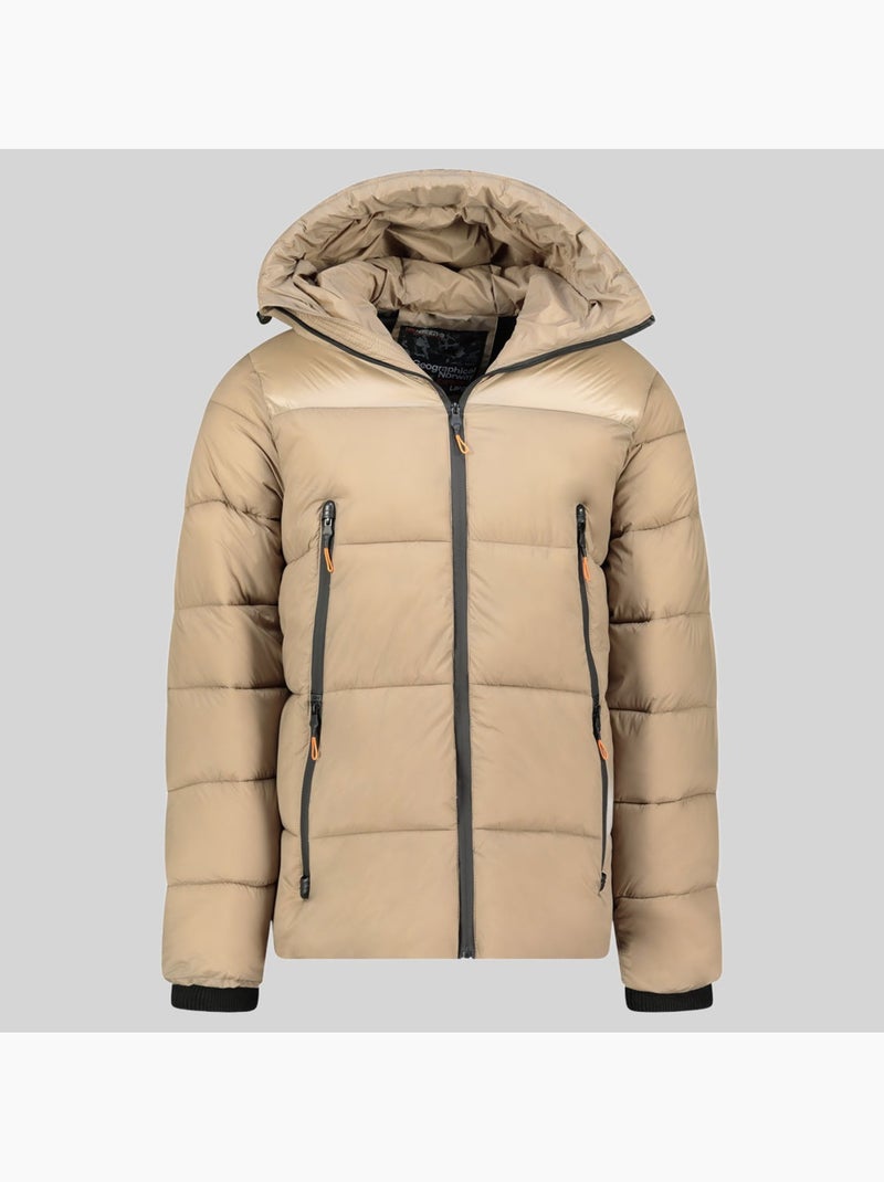 Cazadora con capucha bayou – geographical norway Beige - Kiabi