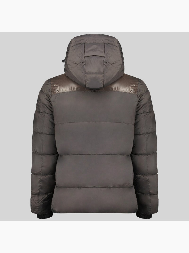 Cazadora con capucha bayou – geographical norway Gris oscuro - Kiabi