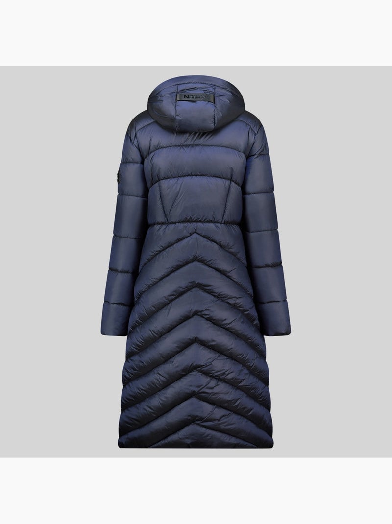 Cazadora con capucha blanche long – geographical norway Gris claro - Kiabi
