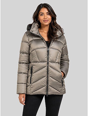 Cazadora con capucha blanche short – geographical norway