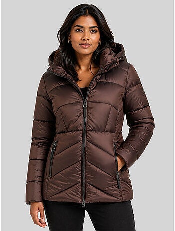 Cazadora con capucha blanche short – geographical norway