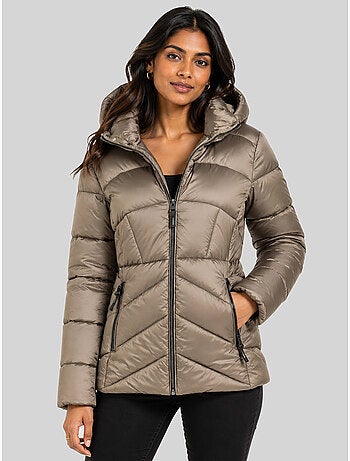 Cazadora con capucha blanche short – geographical norway