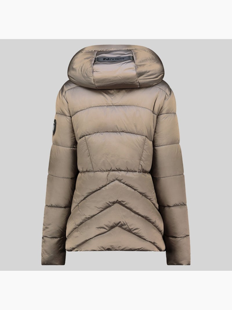 Cazadora con capucha blanche short – geographical norway Taupe - Kiabi