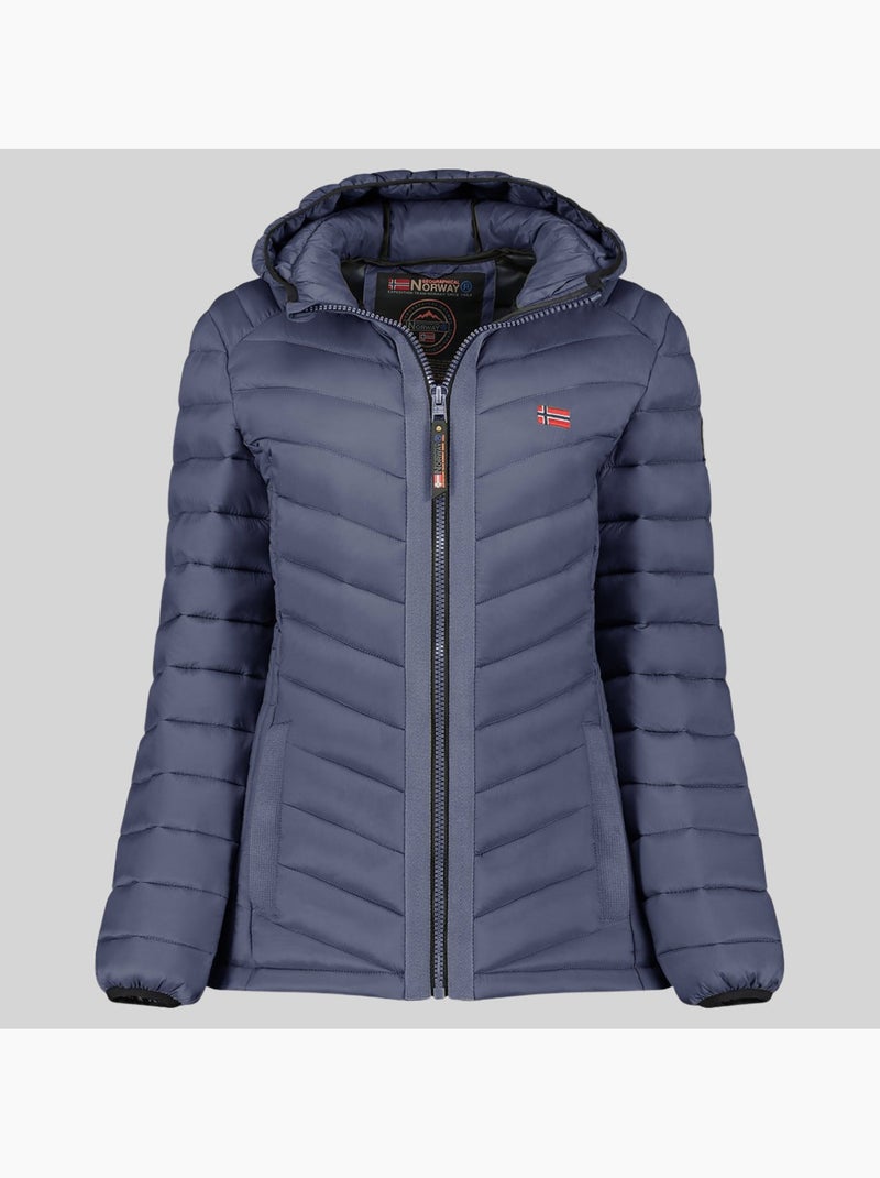 Cazadora con capucha carliti hood – geographical norway Azul marino - Kiabi