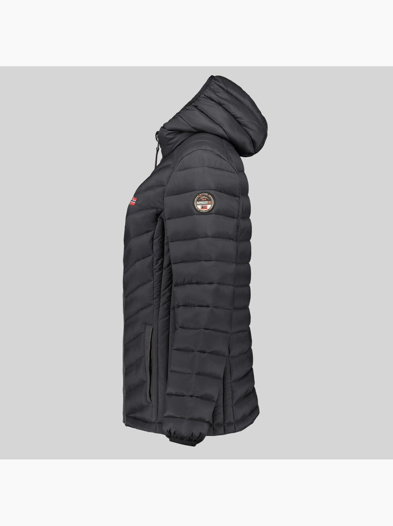 Cazadora con capucha carliti hood – geographical norway Negro - Kiabi
