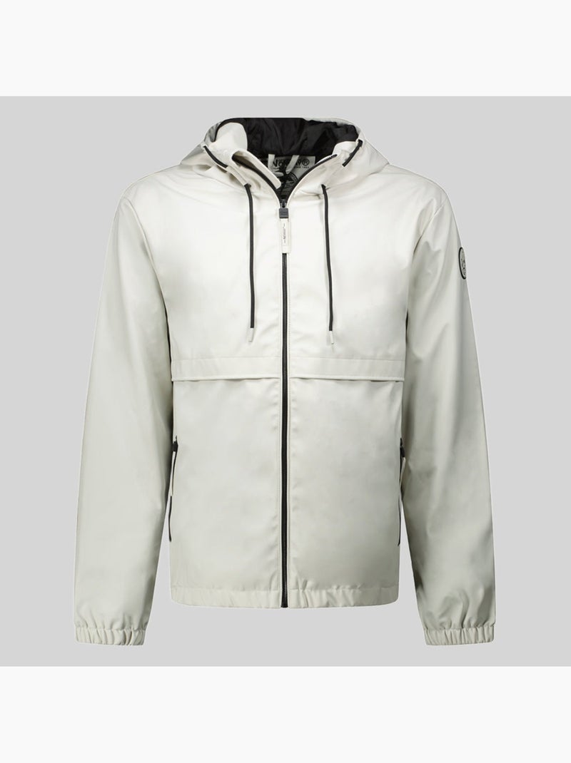 Cazadora con capucha doulieu – geographical norway Blanco roto - Kiabi