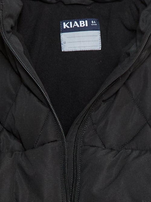 Cazadora con capucha y forro polar - Kiabi