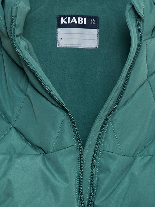 Cazadora con capucha y forro polar - Kiabi