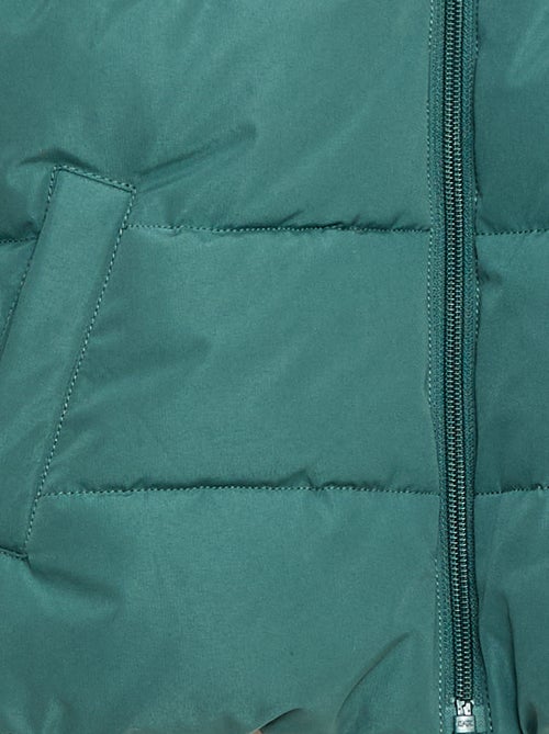 Cazadora con capucha y forro polar - Kiabi